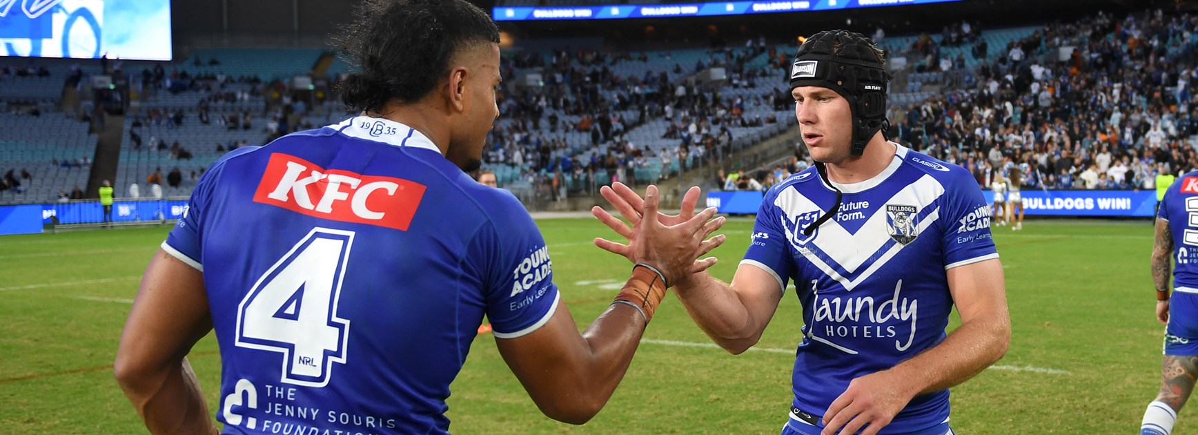 Bulldogs Buzzing Over 2 Blues Selections