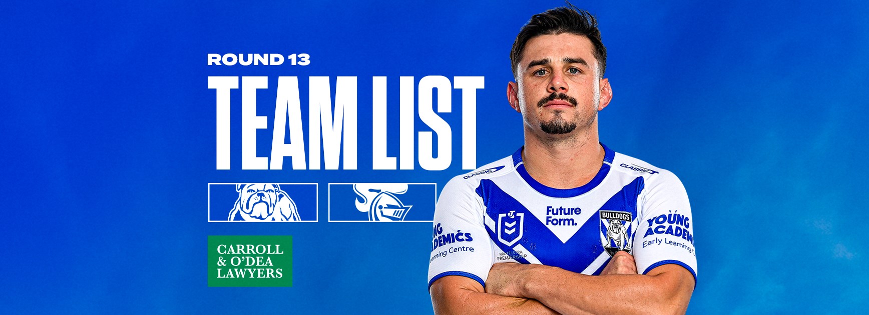 Round 13 Team News: Bulldogs v Newcastle