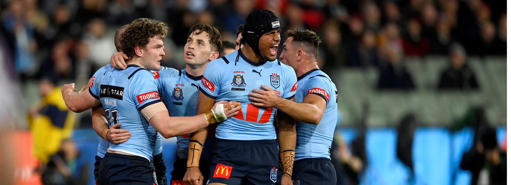 Captain Crichton excels for Blues