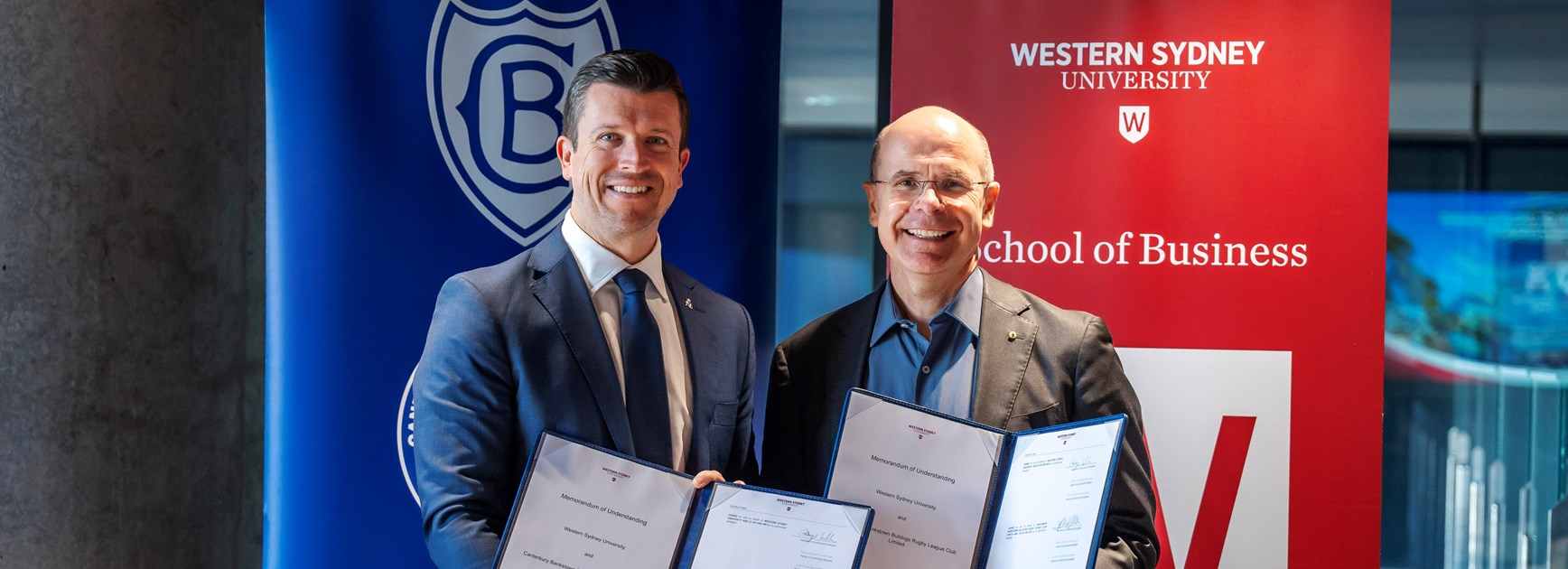 Bulldogs and Western Sydney University Sign Landmark Memorandum of Understanding