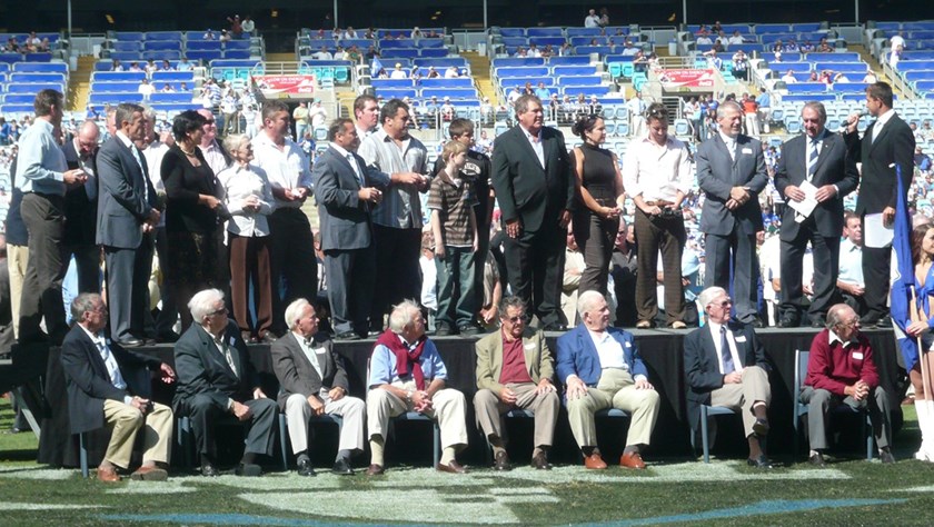 Ring of Champions: Living legends and family members of newly announced Ring of Champions were on hand at Telstra Stadium. 