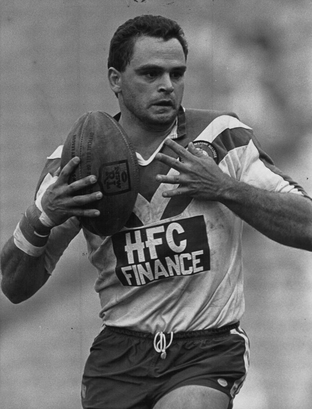 Indigenous All Star: Tony Currie proved to be a key figure in his stint at the Bulldogs, helping Phil Gould's side defeat the Tigers in the Grand Final and win the 1988 Premiership. 