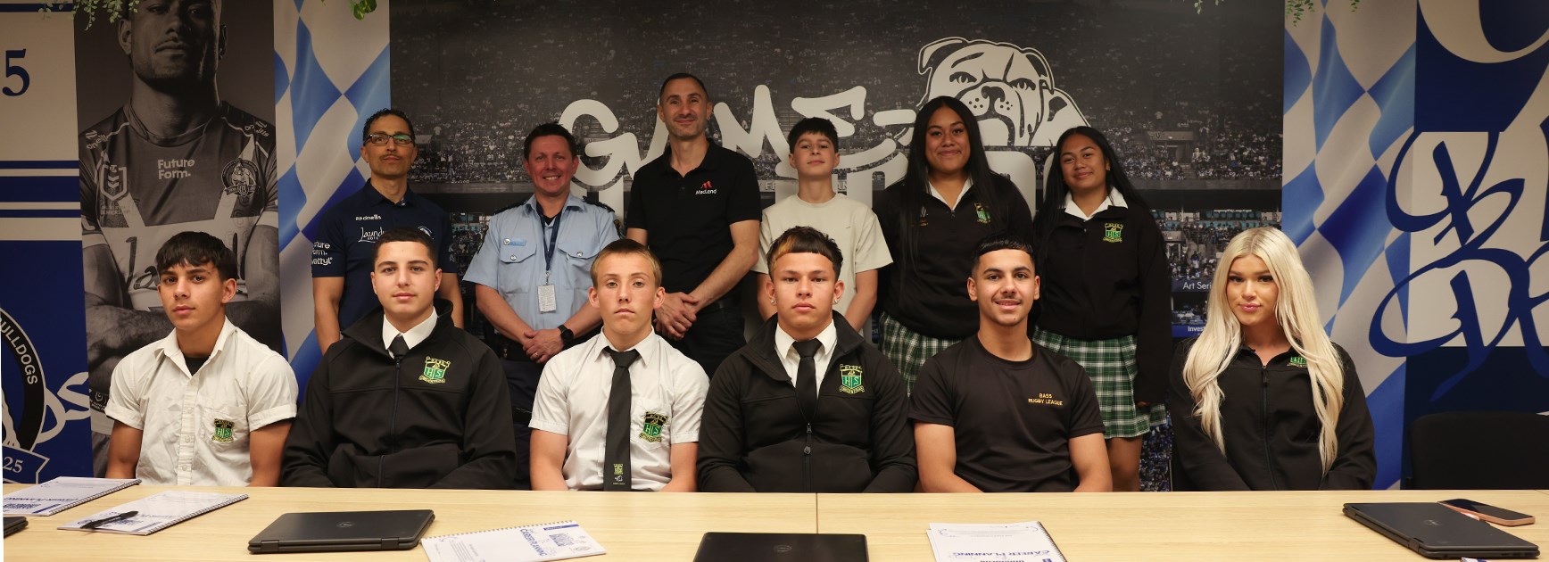 Bulldogs Tackle Careers with Bass High to Kickstart Futures