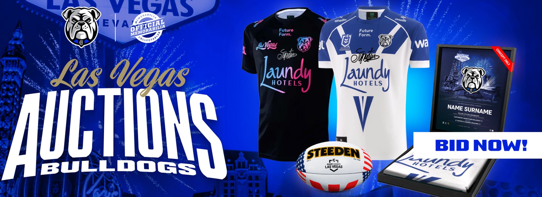 Bid for Your Own Player-Issued Las Vegas Jersey!