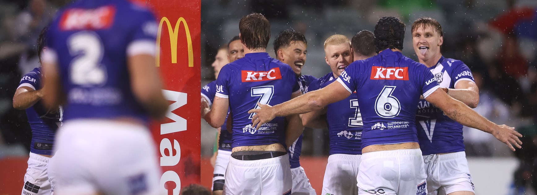 Bulldogs Secure Gritty Win In Wet And Wild Conditions