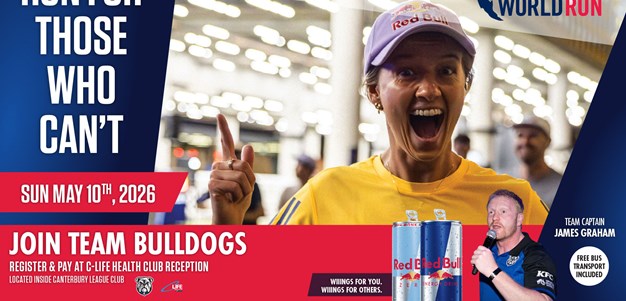 Bulldogs to Take on Wings for Life World Run