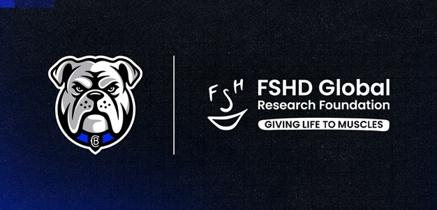 Bulldogs and FSHD Global Research Foundation launch Australia's biggest September Squat Challenge at NRL Blockbuster