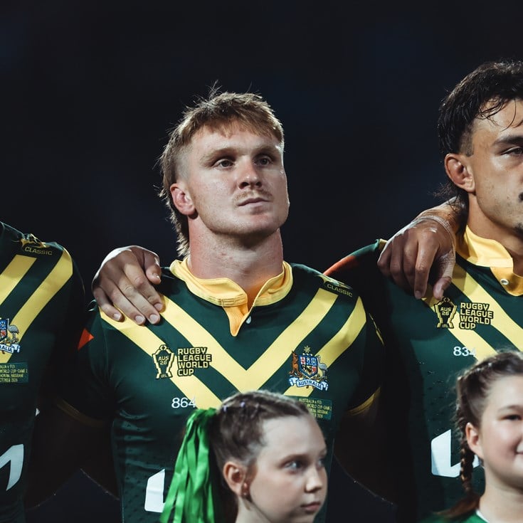 Preston Pinching Himself in Kangaroos Camp
