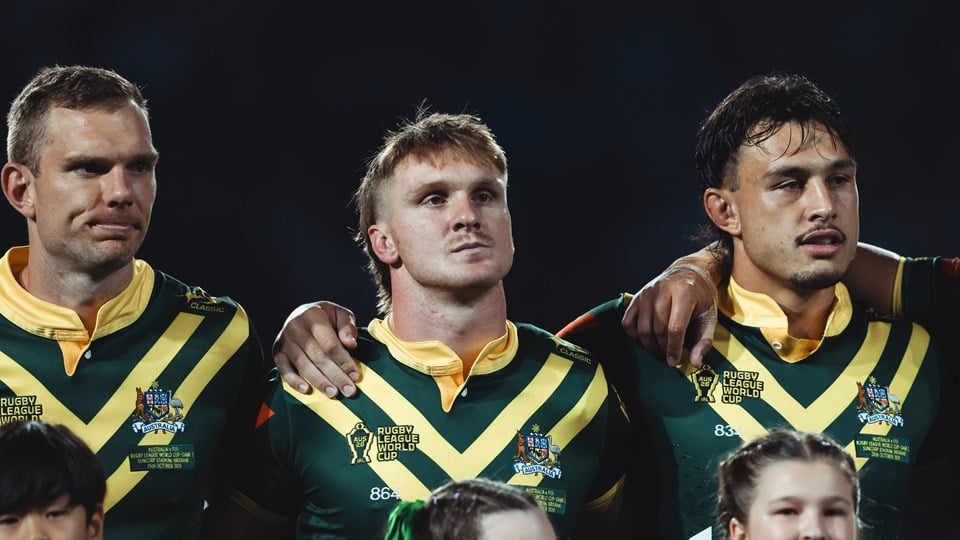 Preston Pinching Himself in Kangaroos Camp
