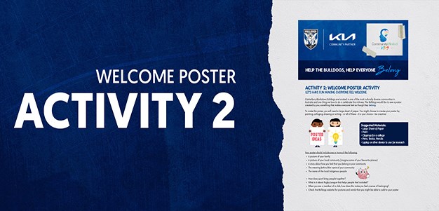 Activity 2 - Welcome Poster